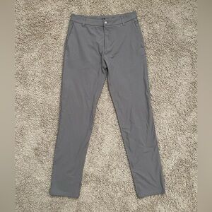 Lululemon Commission Pants Slim Warpstreme Men’s Size 31x32 Dark Olive Green